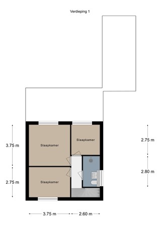 Floorplan - Jurgenslaan 18, 6373 GN Landgraaf